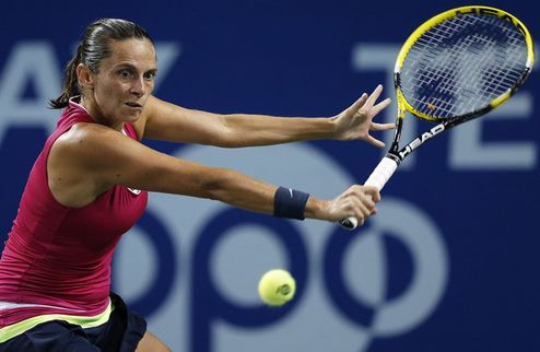 София (WTA). Винчи обыграла Гантухову На Турнире чемпионов в столице Болгарии состоялся первый поединок.