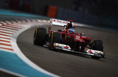 Формула-1. Алонсо не теряет надежду на титул Пилот Феррари был очень обрадован тем, что сумел финишировать вторым на Гран-при Абу-Даби.