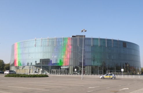 Харьков купит проект баскетбольной арены у литовцев? В одном из городов, принимающих Евробаскет-2015, может быть построен аналог Шауляй-арены.