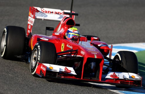 Формула-1. Масса доволен новым болидом В испанском Хересе проходят предсезонные тесты.