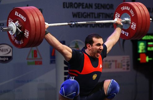 Тяжелая атлетика. Золото и серебро для России, бронза для Грузии В Тиране разыграны медали чемпионата Европы еще в одной весовой категории у мужчин.