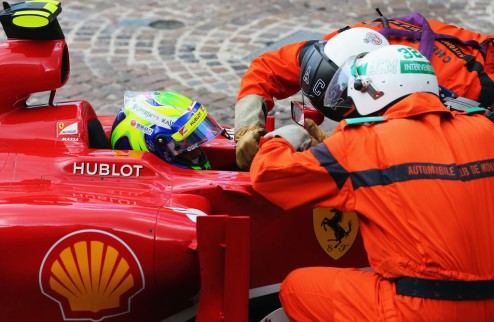 Формула-1. Масса отделался легким испугом Бразильский пилот Феррари прокомментировал свою аварию во время третьей практики на Гран-при Монако.