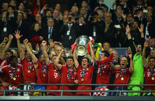 Бавария — триумфатор Лиги чемпионов! Гол Арьена Роббена на 89 минуте принес Ротен пятый Кубок чемпионов.