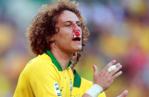 Давиду Луису нужна операция Защитник сборной Бразилии и лондонского Челси сломал нос.