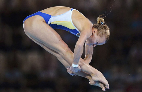 Водные виды. ЧМ. Прокопчук берет бронзу Украинская спортсменка стала третьей в прыжках с десятиметровой платформы.
