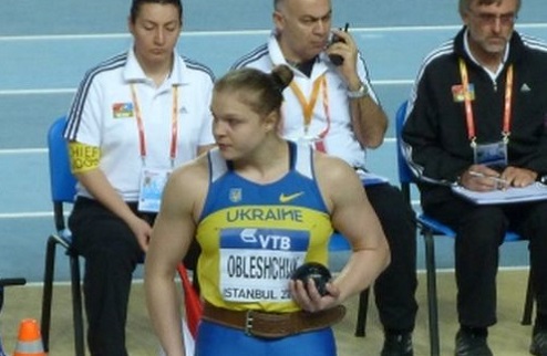 Легкая атлетика. ЧМ. Облещук пробивается в финал Украинка сумела пройти квалификацию в толкании ядра. 
