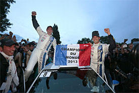 WRC. Ожье: "Я невероятно рад" Себастьян Ожье взял очко на призовом спецучастке этапа в Франции и обеспечил себе звание чемпиона мира.