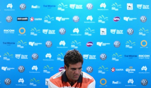 Дель Потро: "Доволен стартом сезона" Аргентинский теннисист прокомментировал победу в финале турнира в Сиднее.