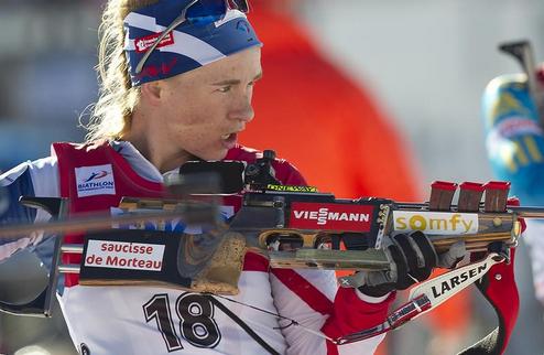 Биатлон. Бескон: "На лыжне отдала все силы" Анэс Бескон прокомментировала свою победу в спринте в Антхольце.