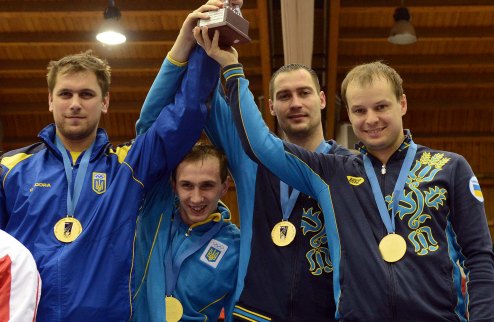Фехтование.  Украинские шпажисты открыли сезон золотом! Украинские шпажисты завоевали командное золото этапа Кубка мира в итальянском Линьяно.