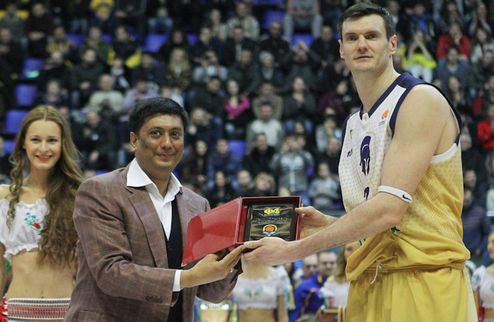 Лавринович — MVP "Финала четырех" Кубка Украины Опытный бигмэн Будивельника получил престижную личную награду.