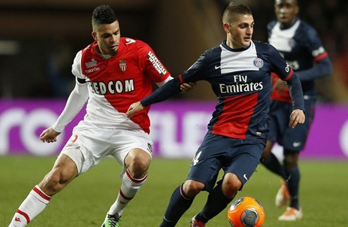 ПСЖ не подпустил Монако Парижане сыграли вничью с главным соперником в борьбе за золото французской Лиги 1.