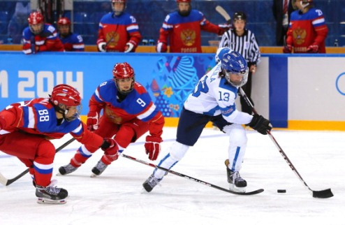Хоккей. Женщины. Финляндия сильнее России Финская сборная завершила Олимпиаду на пятом месте. 