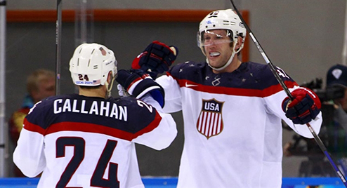 Хоккей. США разбираются с чехами и шагают в полуфинал В полуфинале США сыграют с канадцами, а Чехия покидает Олимпиаду. 