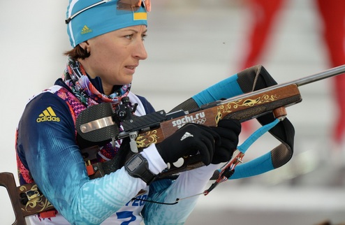 Вита Семеренко — лучшая спортсменка февраля НОК не оставил без внимания успехи биатлонистки в Сочи.
