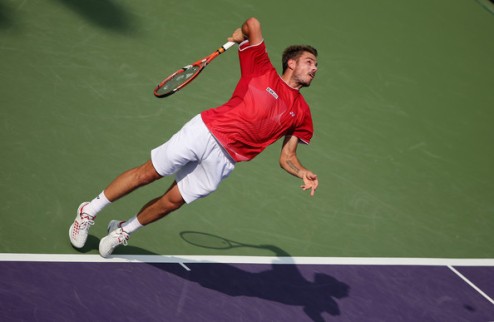 Вавринка: Долгополов — серьезный соперник Швейцарский теннисист прокомментировал свой выход в четвертый раунд турнира в Майами.