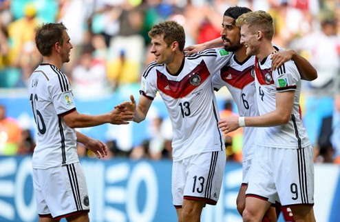 Германия разбила Португалию Бундестим справился с потенциальном сильным соперником в первом туре группового этапа ЧМ-2014.