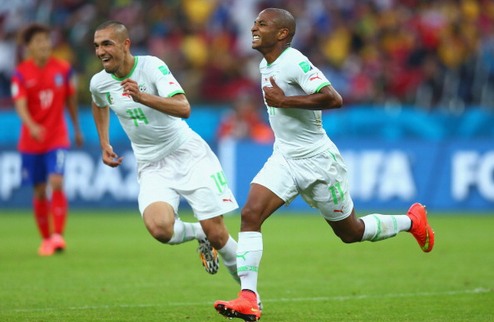 Алжир сильнее Кореи Африканская сборная вышла на второе место в группе H.