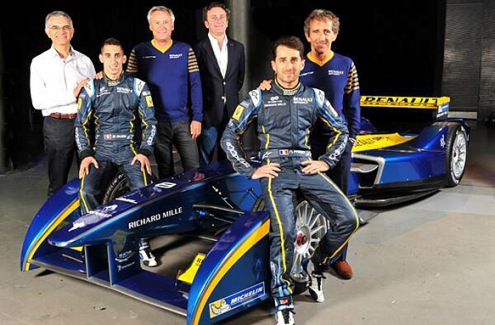 Формула-Е. Буэми и Прост поедут за DAMS Титульным спонсором команды станет компания Рено.