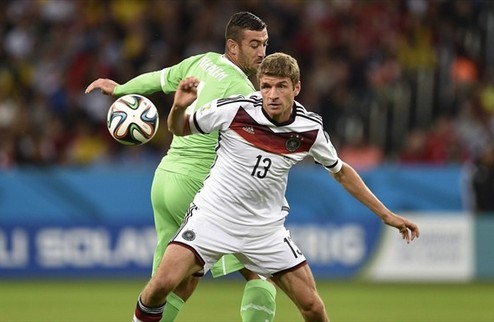 Германия дожала Алжир Бундестим в дополнительное время добыл путевку в четвертьфинал ЧМ-2014.