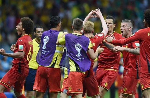 Бельгия сильнее США в эффектной битве Красные Дьяволы вышли навстречу Аргентине в четвертьфинал ЧМ-2014.