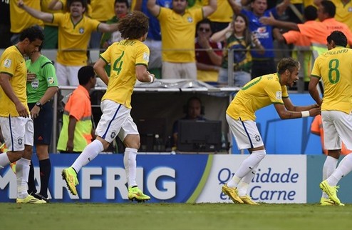 Бразилия вышла навстречу Германии В четвертьфинале ЧМ-2014 пентакампеоны были сильнее Колумбии.
