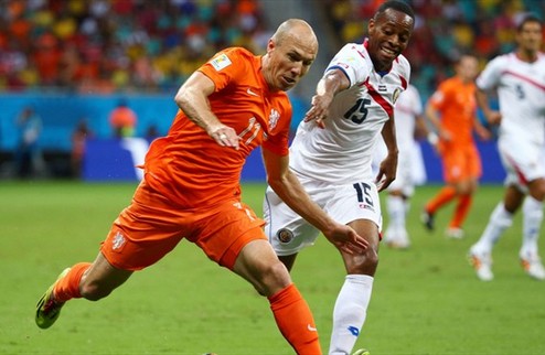 Нидерланды прошли Коста-Рику Голландцы пробились в полуфинал ЧМ-2014.