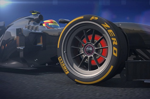 Формула-1. Пирелли показала новые шины Компания представила изображение прототипа 18-дюймовых шин перед тем, как Лотус опробует их на тестах в Сильверст...