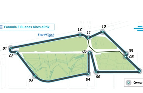 Формула-Е. Обнародована схема трассы в Буэнос-Айресе Организаторы Формулы-Е готовятся к дебютному сезону.