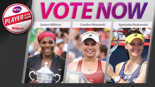 WTA: началось голосование за лучшую теннисистку месяца Ассоциация на своем официальном сайте предлагает выбрать главную героиню последних недель.