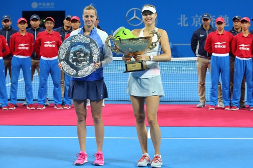Квитова: "Отдала все силы на корте" Чешка прокомментировала свою неудачу в финале турнира в Пекине.