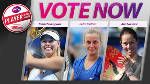 Лучшие в сентябре от WTA: Иванович, Квитова и Шарапова Официальный сайт женского тура проводит опрос, подводящий итоги сентября.