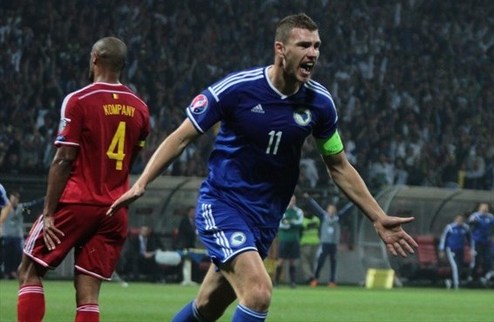 Босния и Бельгия разошлись миром Центральный матч в группе B отбора на Евро-2016 не выявил победителя.