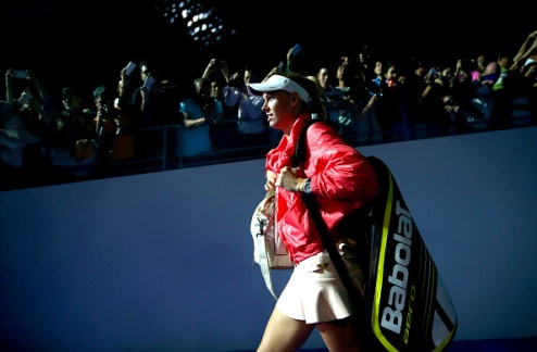Возняцки: "На новом корте сложно всегда" Датчанка прокомментировала свой удачный старт на Итоговом турнире WTA в Сингапуре.