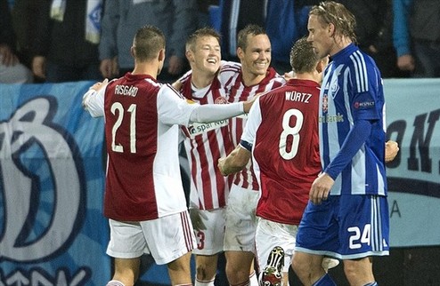 Датское фиаско Динамо Команда Реброва провалила матч в Ольборге и потерпела первое поражение в групповом этапе Лиги Европы. 