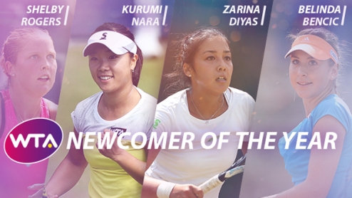 WTA предлагает выбрать "Новичка года" В женском Туре проходит голосование на лучшую молодую теннисистку, которая сумела заявить о себе в уходящем году.