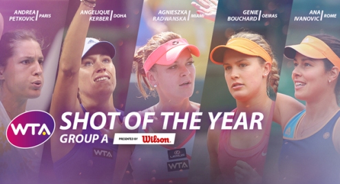 WTA предлагает выбрать "Удар года". ВИДЕО Женский Тур определяется с самым ярким розыгрышем уходящего сезона.