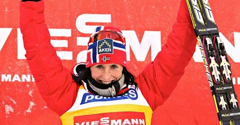 Лыжные гонки. Бьорген сметает конкурентов в спринте Норвежке Марит Бьорген не было равных в спринтерском финале в Лиллехаммере.