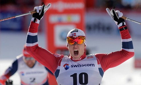 Лыжные гонки. Глоэрсен одолел Нортуга в Давосе Андерс Глоэрсен добыл сенсационную победу на дистанции 15 км свободным стилем в швейцарском Давосе.