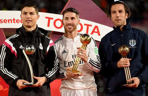 Рамос — лучший игрок клубного ЧМ Защитник королевского клуба признан лучшим футболистом завершившегося турнира в Марокко.