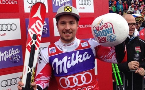Горные лыжи. Хиршер продолжает собирать награды в гигантском слаломе Марселю Хиршеру не было равных на соревнованиях в швейцарском Адельбодене.
