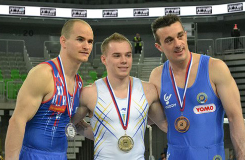 Спортивная гимнастика. Верняев берет золото в Любляне Украинец выиграл этап Кубка мира в Словении.