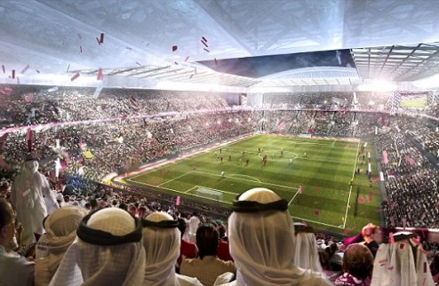 Катарцы представили проект "охлаждающего" стадиона к ЧМ-2022. ФОТО + ВИДЕО Власти Катара представили проект стадиона Аль-Райян, который должен принять м...