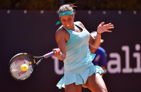 Киз: "После первого сета даже задумалась о Ролан Гаррос" Американская теннисистка прокомментировала свой успех во втором раунде турнира в Страсбурге.