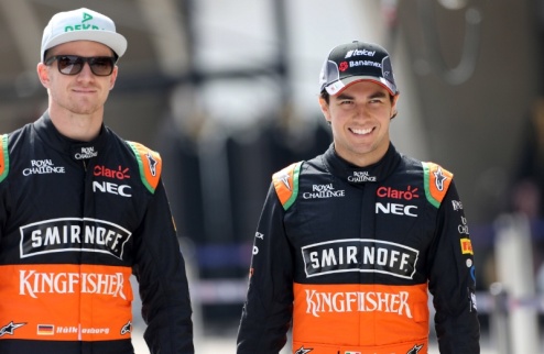 Формула-1. Форс Индия не планирует менять состав пилотов на 2016 год Нико Хюлькенберг и Серхио Перес сохранят свои места за рулем болидов одного из сере...