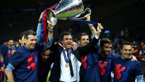 Энрике: "Мы сильно натерпелись" Наставник Барселоны прокомментировал триумф своих подопечных в финале Лиги чемпионов.