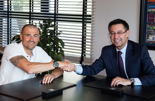 Официально. Энрике остается в Барселоне до 2017 года Блаугранас продлили сотрудничество с главным тренером клуба.