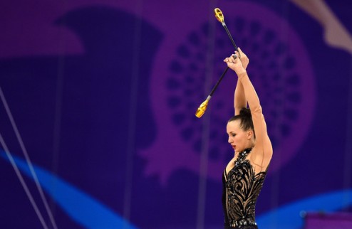 Европейские игры. Второе серебро Ризатдиновой за день Украинская гимнастка финишировала второй в упражнениях с булавами.