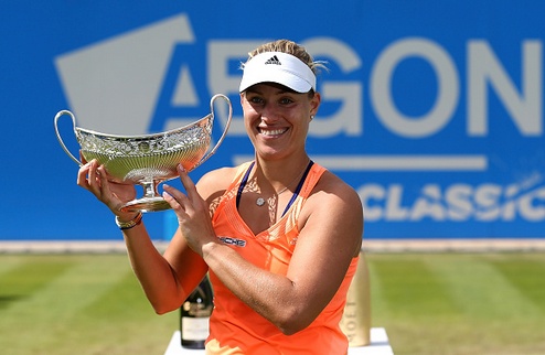 Кербер оформила титул в Бирмингеме Немка Анжелик Кербер стала победительницей британского травяного турнира с призовым фондом $731,000.