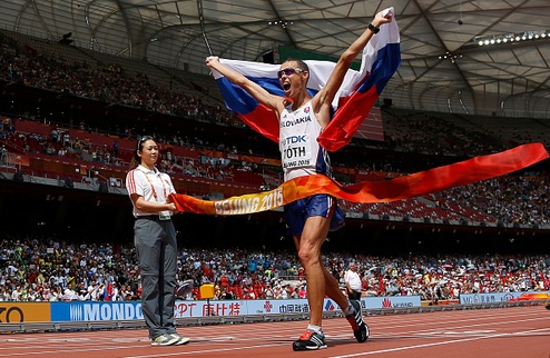 Легкая атлетика. ЧМ. Словак Тот выиграл 50-километровый заход Матей Тот стал чемпионом мира по спортивной ходьбе на 50 километров.